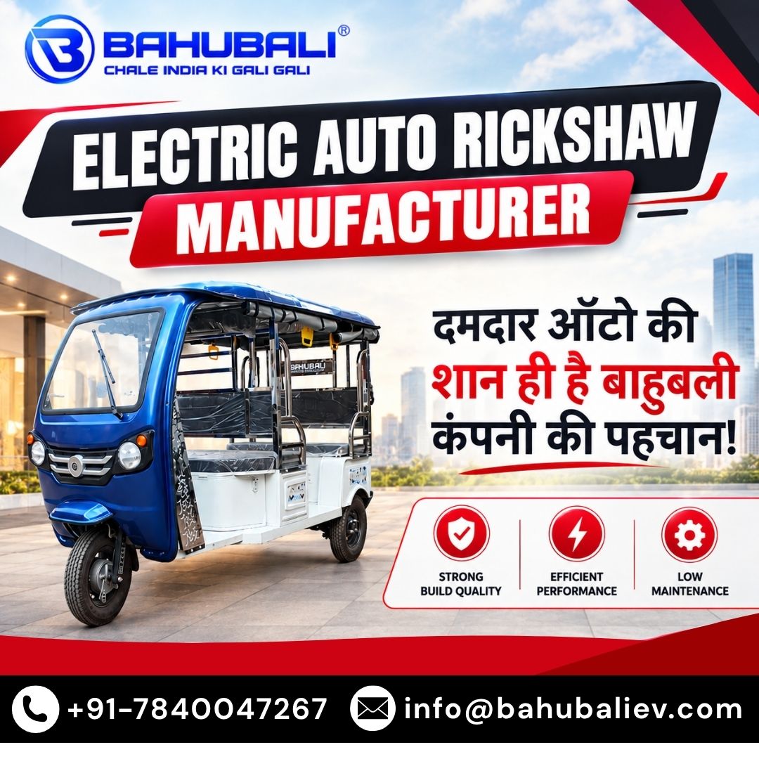  Electric Auto Rickshaw Manufacturer