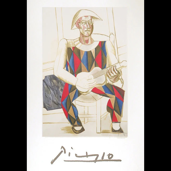  Arlequin à la Guitare | Marina Picasso Estate Edition