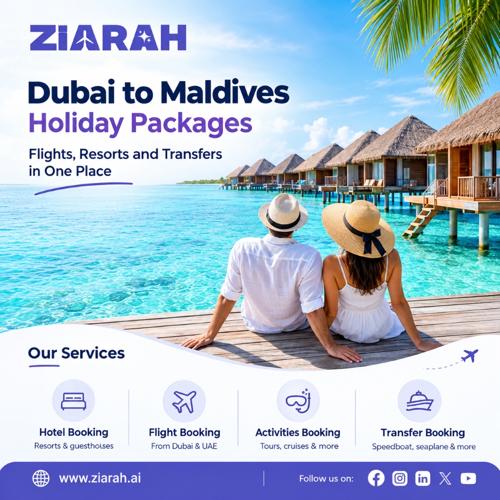  Dubai to Maldives Holiday Packages: Flights, Resorts and Transfers in One Place