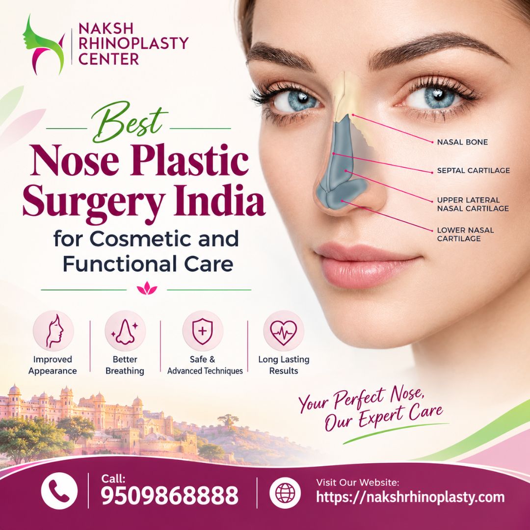  Best Nose Plastic Surgery India for Cosmetic and Functional Care