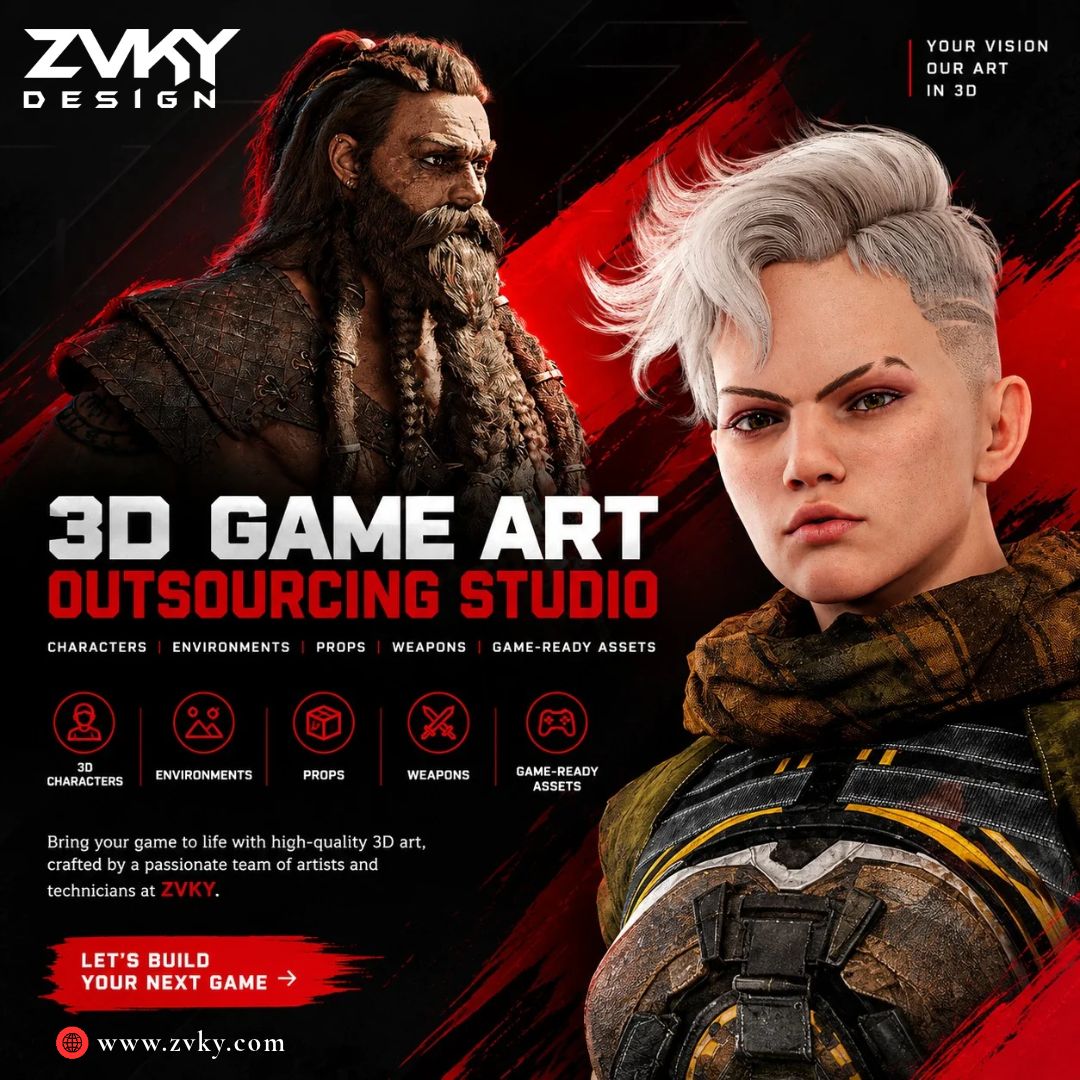  3d Game Art Outsourcing Studio | ZVKY