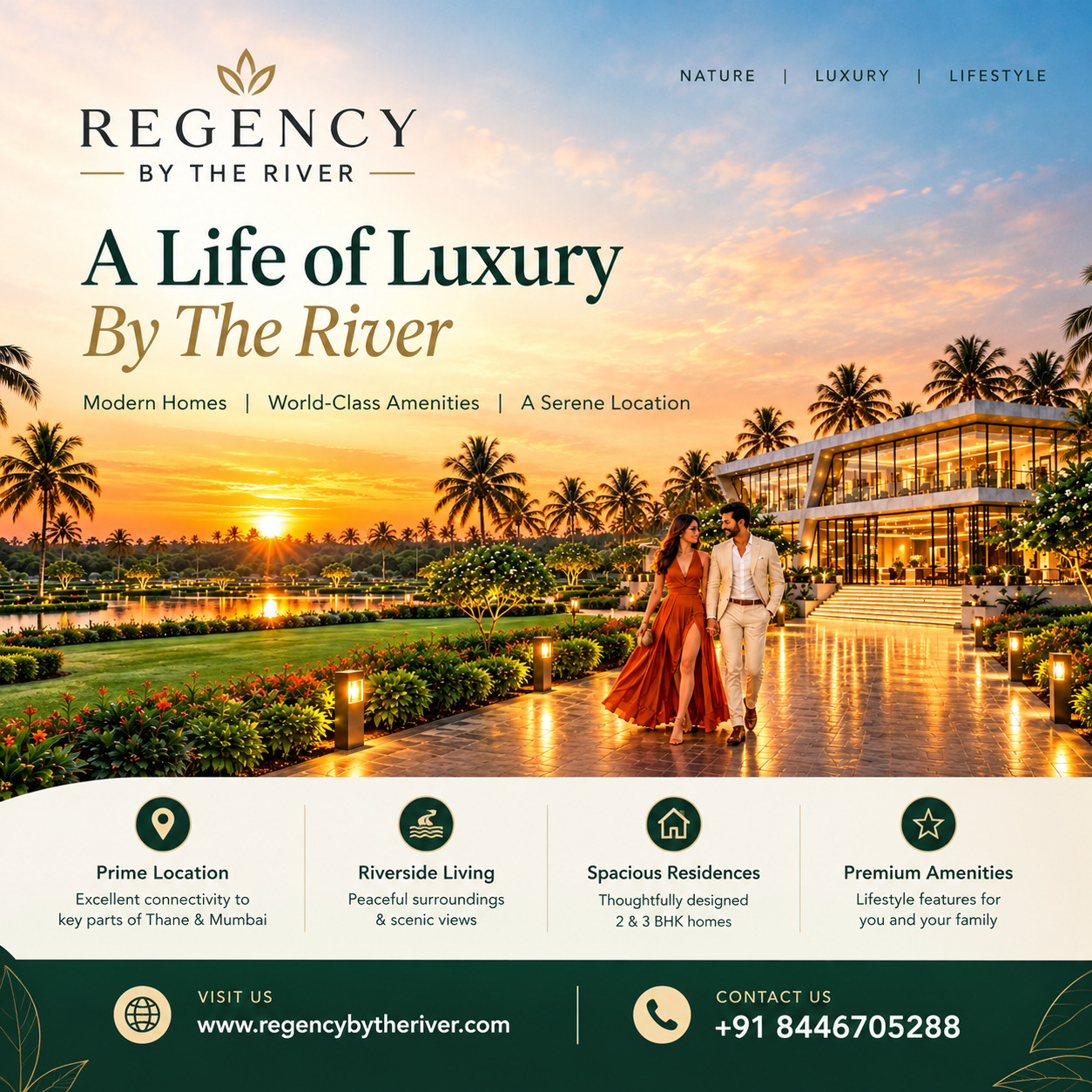  Regency By The River Kalyan - Luxe 1 & 2 BHK Flats