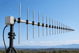  Log Periodic Dipole Antenna for Monitoring and Jamming