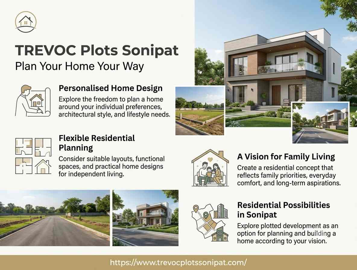 TREVOC Plots Sonipat | Independent Living Spaces