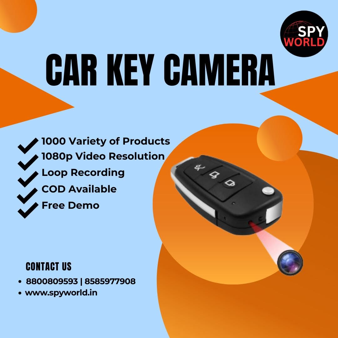  Hidden Camera Car Key by Spyworld – 1080p Video Recorder