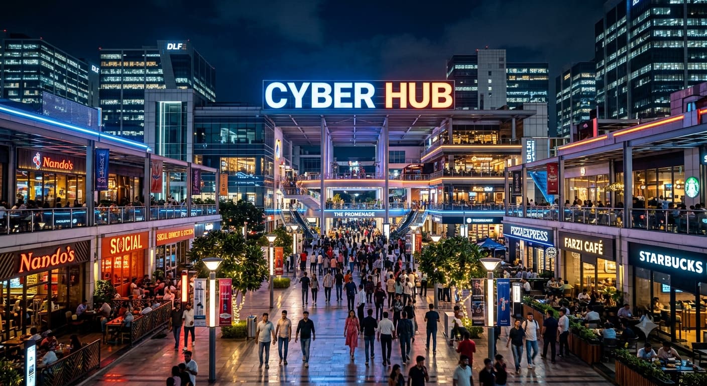  DLF Cyber Hub Gurgaon Visitor and Location Guide - Prooperty.com