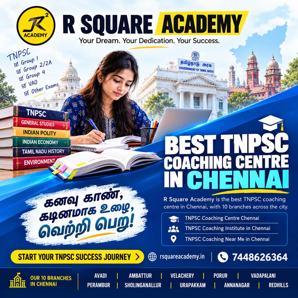  Best TNPSC Coaching Centre in Chennai – Complete Exam Preparation Guide