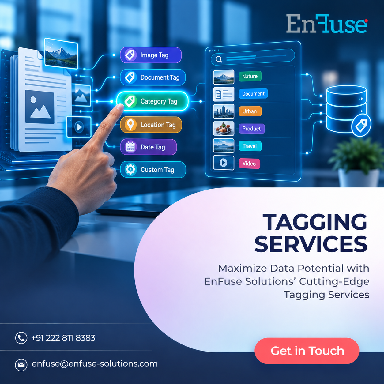  Maximize Data Potential with EnFuse Solutions' Cutting-Edge Tagging Services