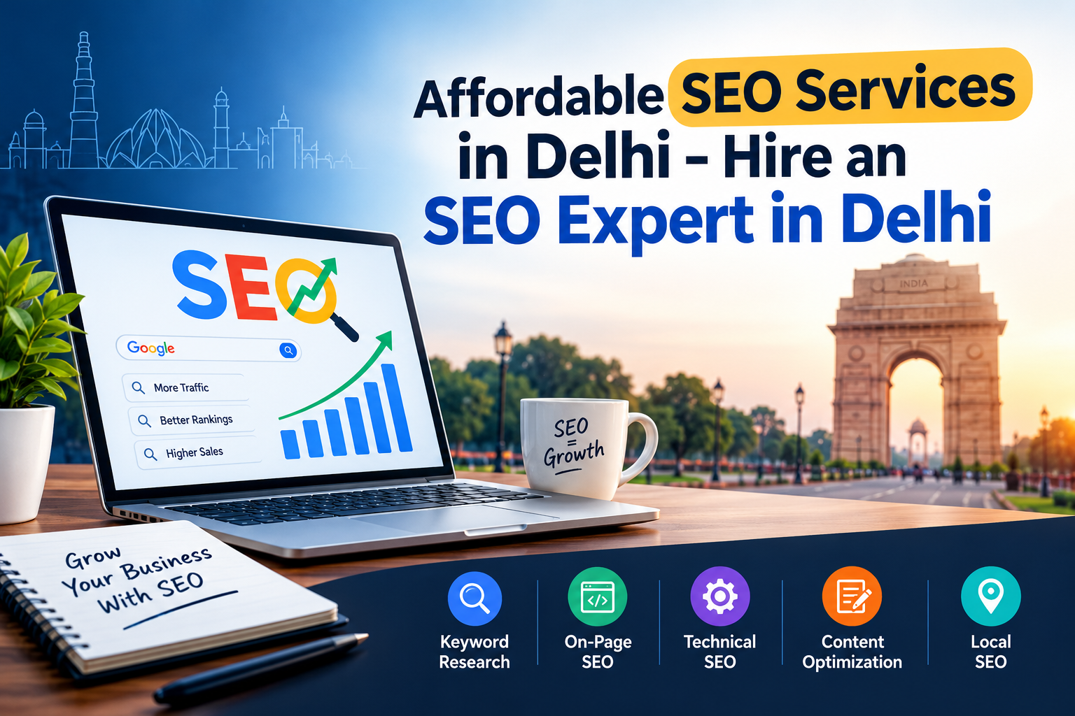  Affordable SEO Services in Delhi – Hire an SEO Expert in Delhi