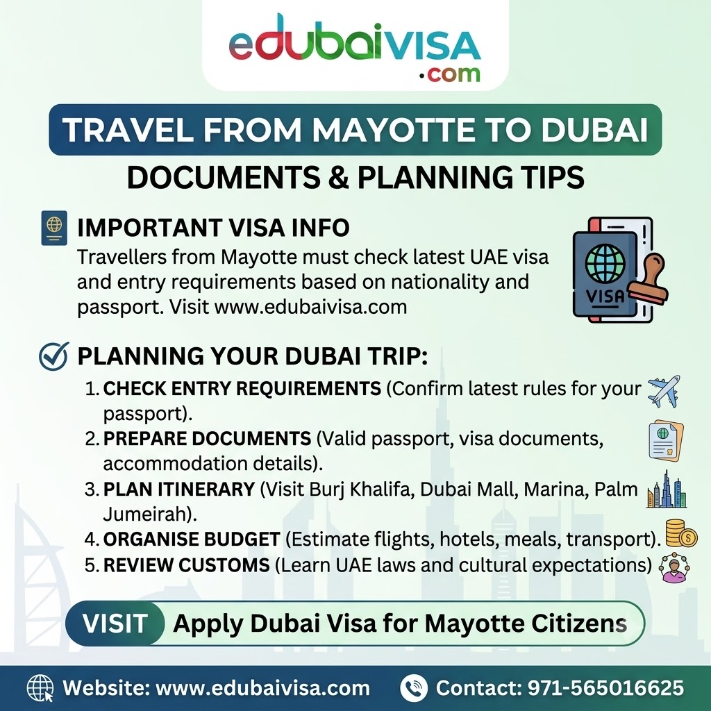  Travel from Mayotte to Dubai – Documents and Planning Tips