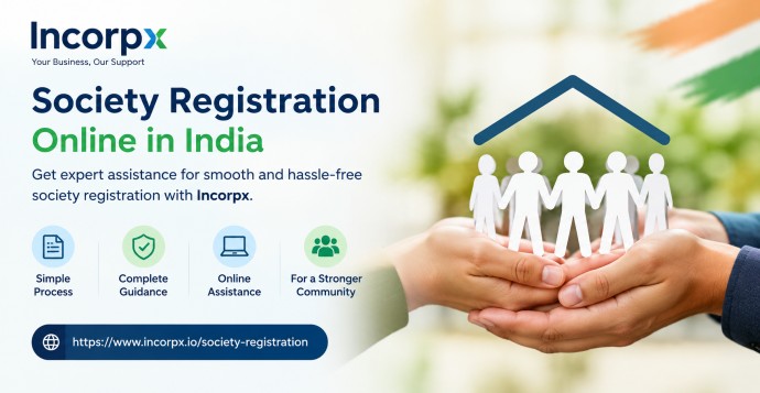  Society Registration Online in India – Expert Assistance by Incorpx