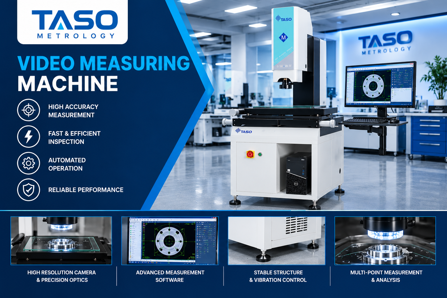  Video Measuring Machine | TASO Metrology