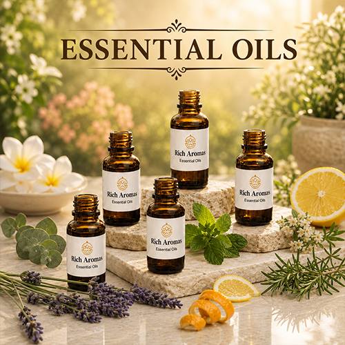  Essential Oils Manufacturer for Fragrance, Skincare, and Personal Care | Rich Aromas