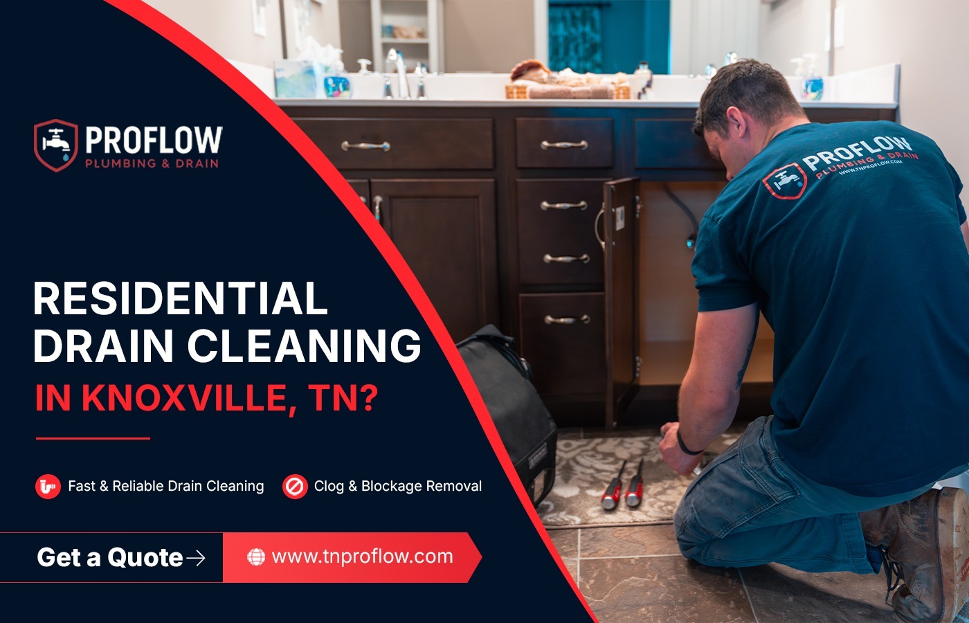  Home Drain Cleaning in Knoxville TN for Clogged Pipes