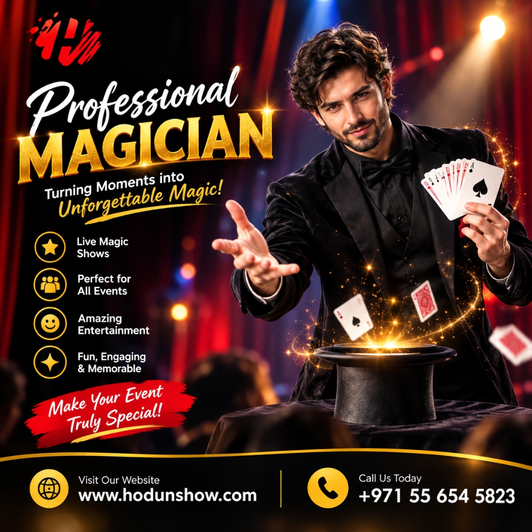 Professional Magician Dubai | Magic Shows for Events