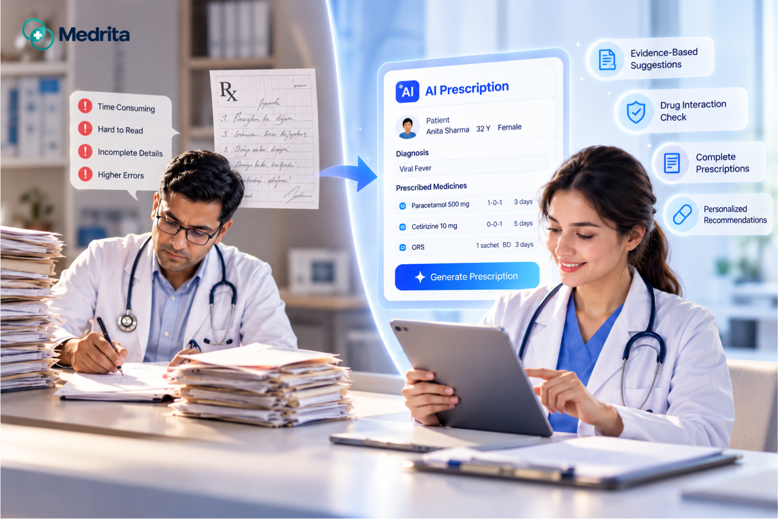  Save Time with Medrita AI Prescription Assistant
