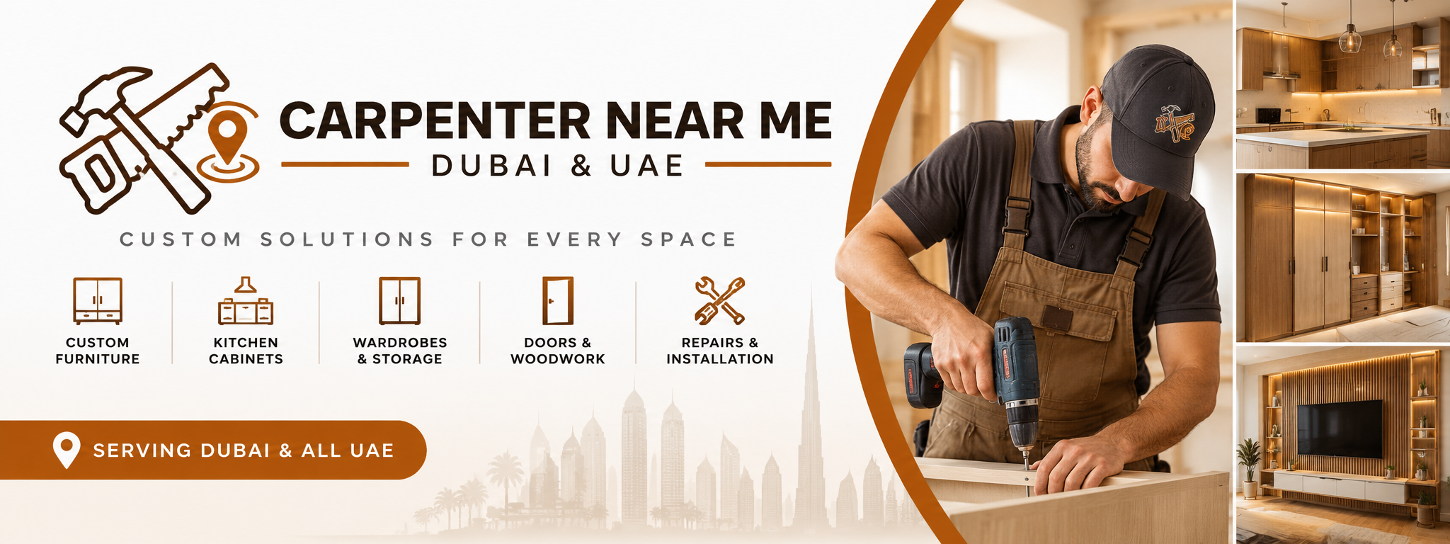  Professional Carpentry Services in Dubai - Carpenter Near Me