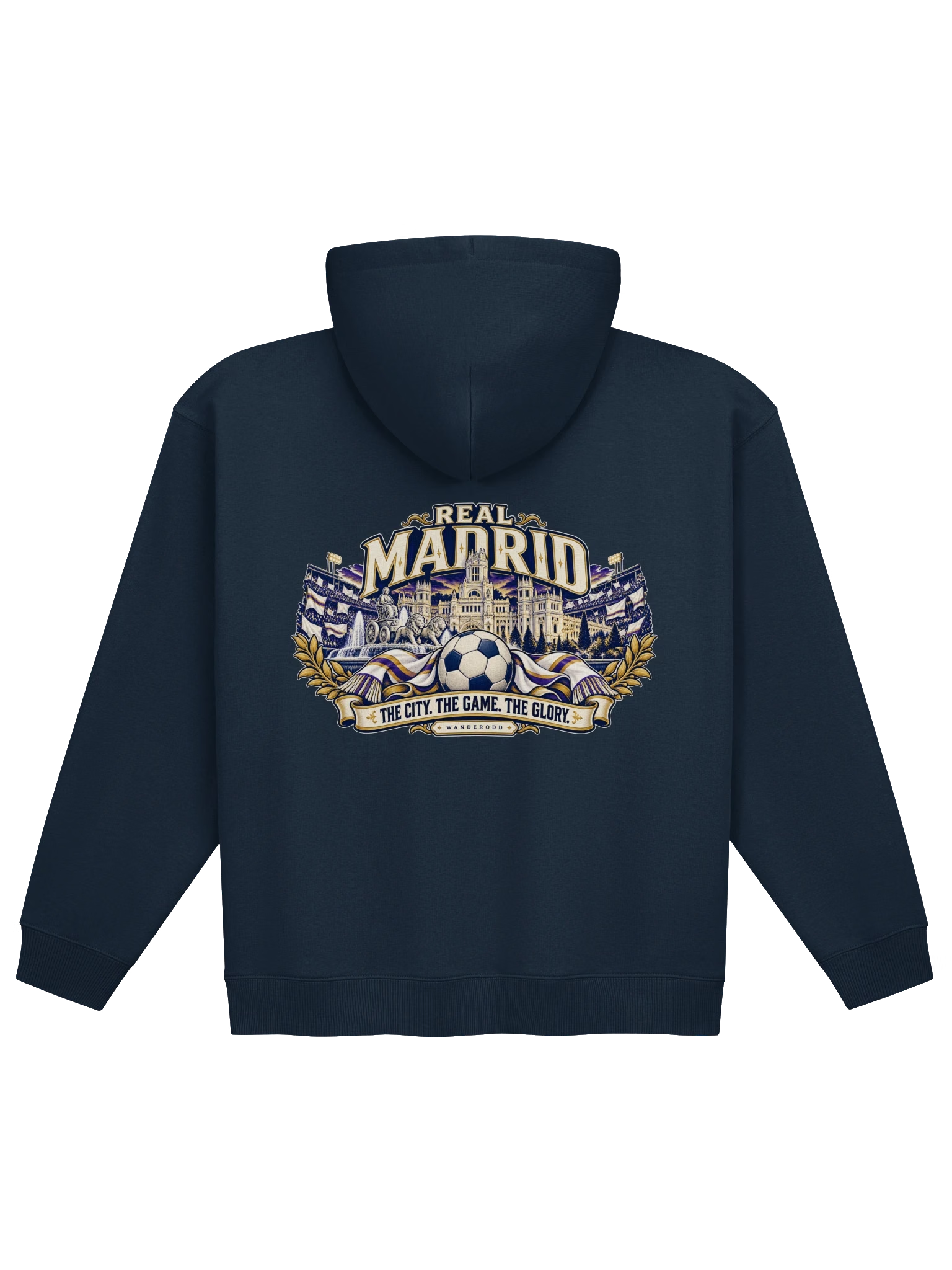  Sudadera con Capucha Inspirada en el Real Madrid | WanderOdd