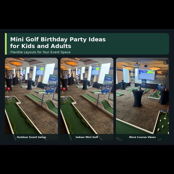  Mini Golf Birthday Party Ideas for Kids & Adults