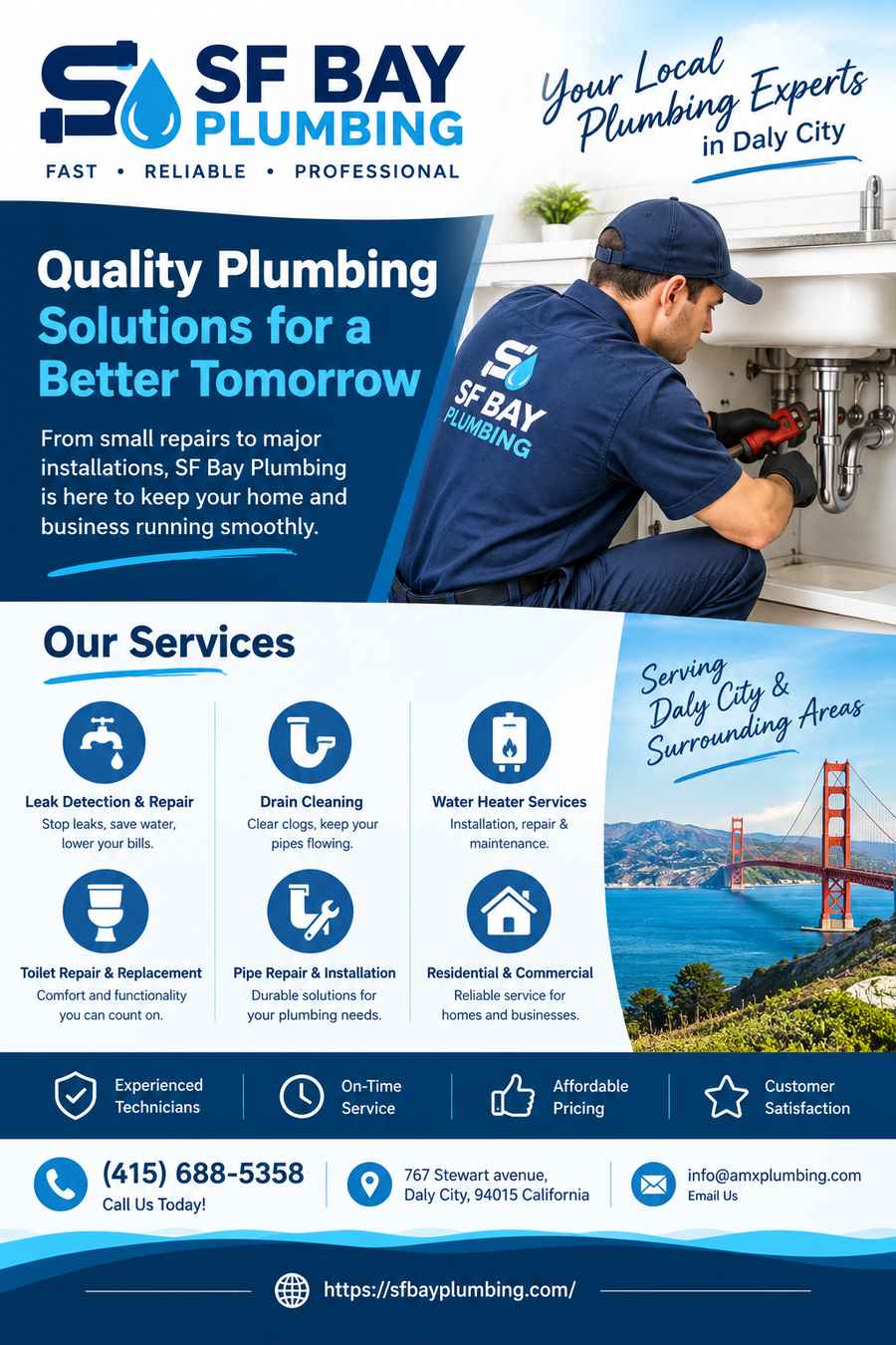  Water Line Repair Daly City, CA