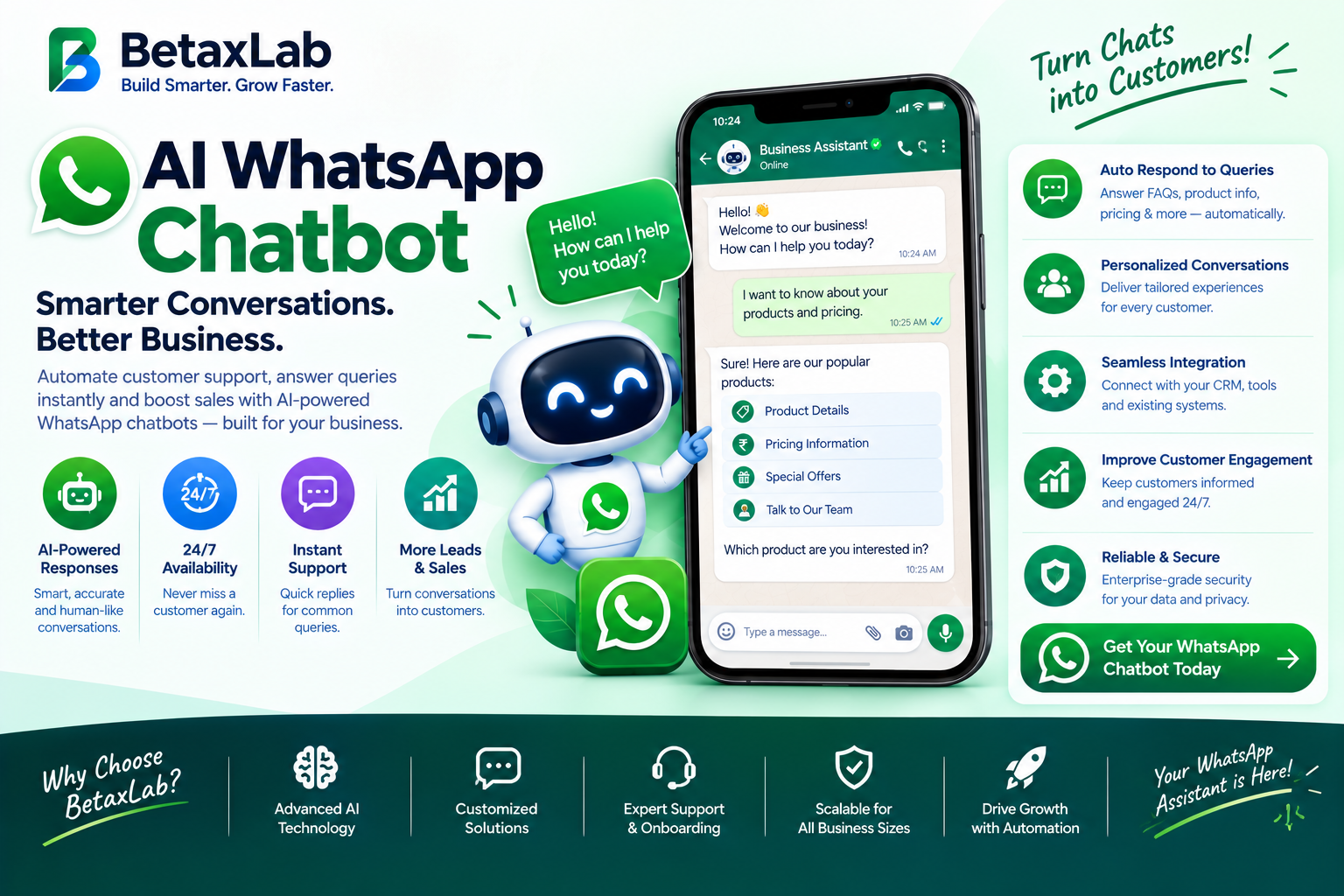  WhatsApp Business Chatbot: Automate Customer Support & Sales