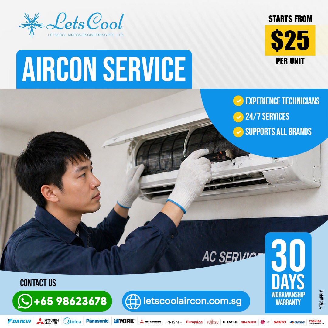  Air con servicing singapore