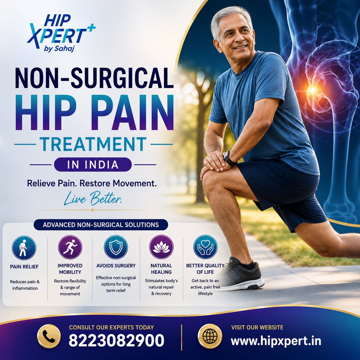  Non-Surgical Hip Pain Treatment in India - HipXpert