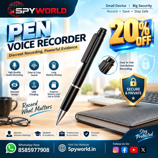 Pen Camera Near Me Shop In Kalkaji By Spyworld