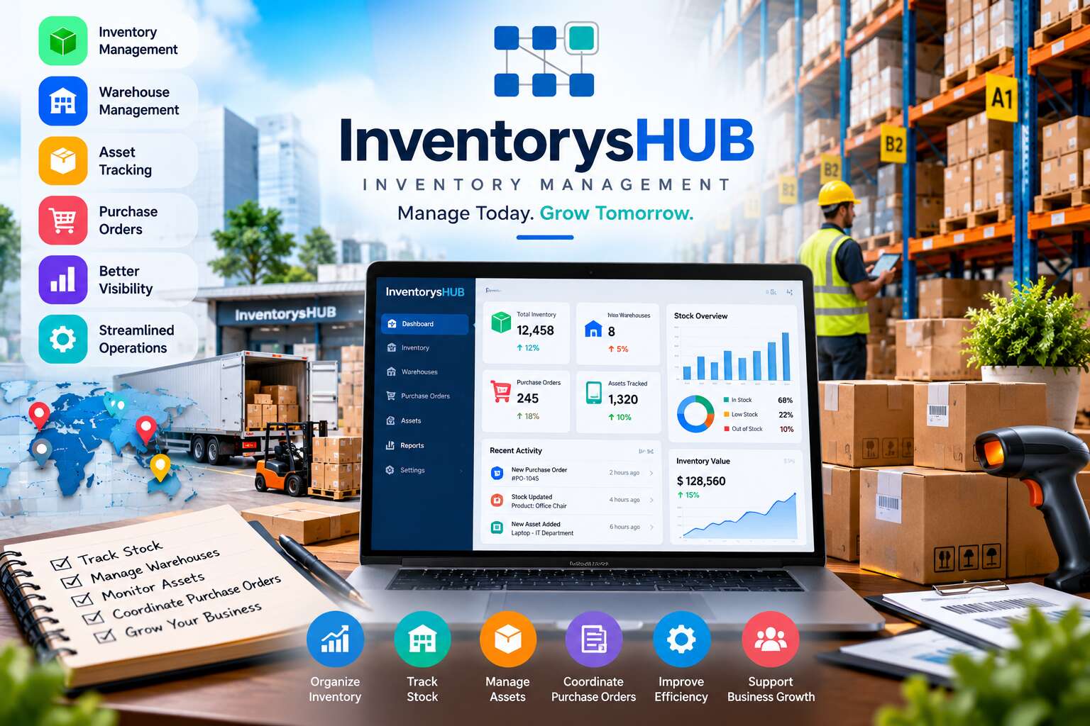  Simplify Stock Control with InventorysHub Inventory Software