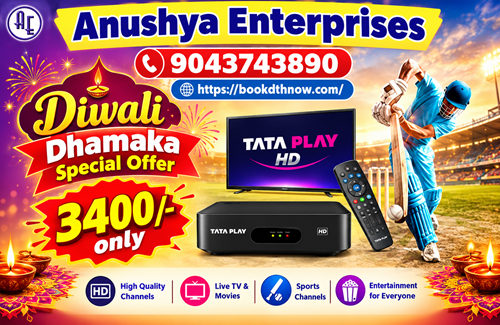  Tata Play New Booking in Mogappair | Chennai | New DTH Connection | 9043743890