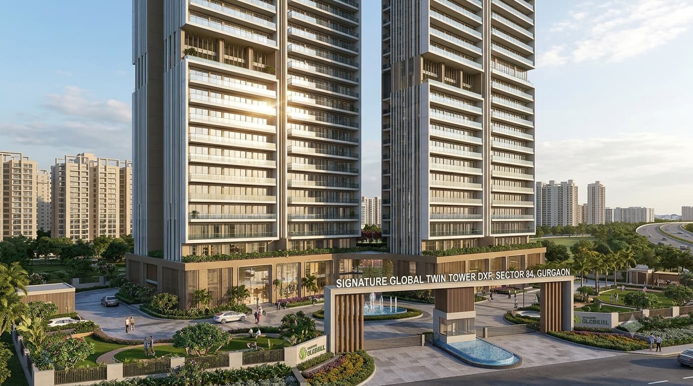  Luxury 4 BHK at Signature Global Twin Tower DXP Sector 84 Gurgaon