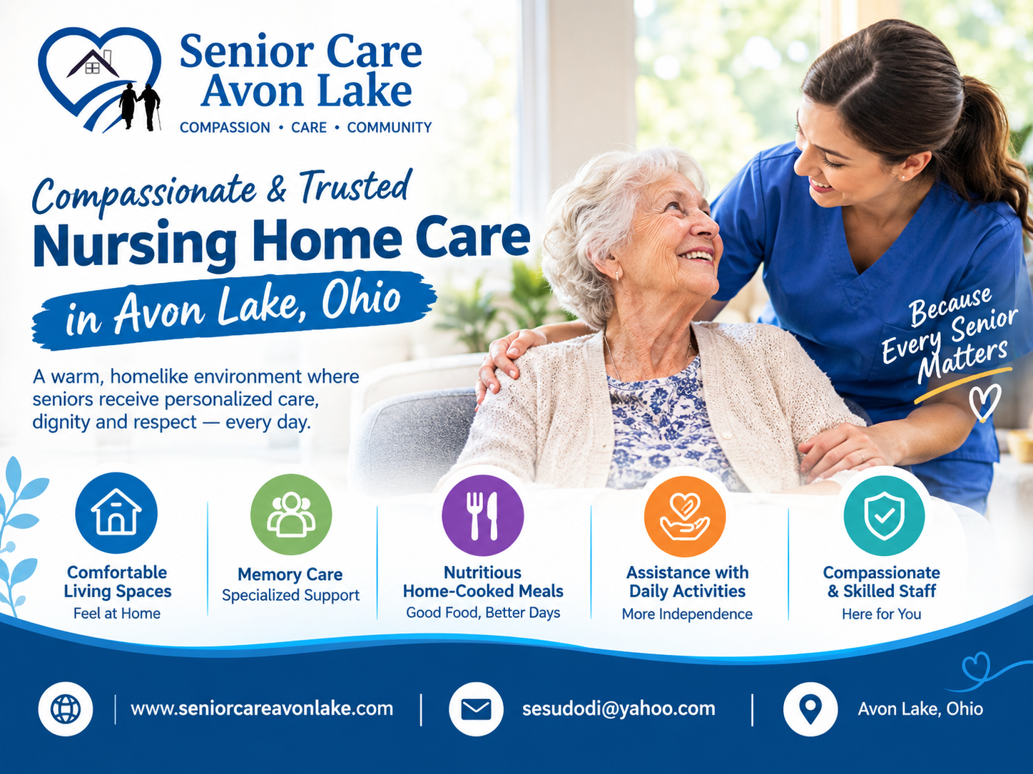  Assisted Living Facility Avon Lake USA | Senior Care