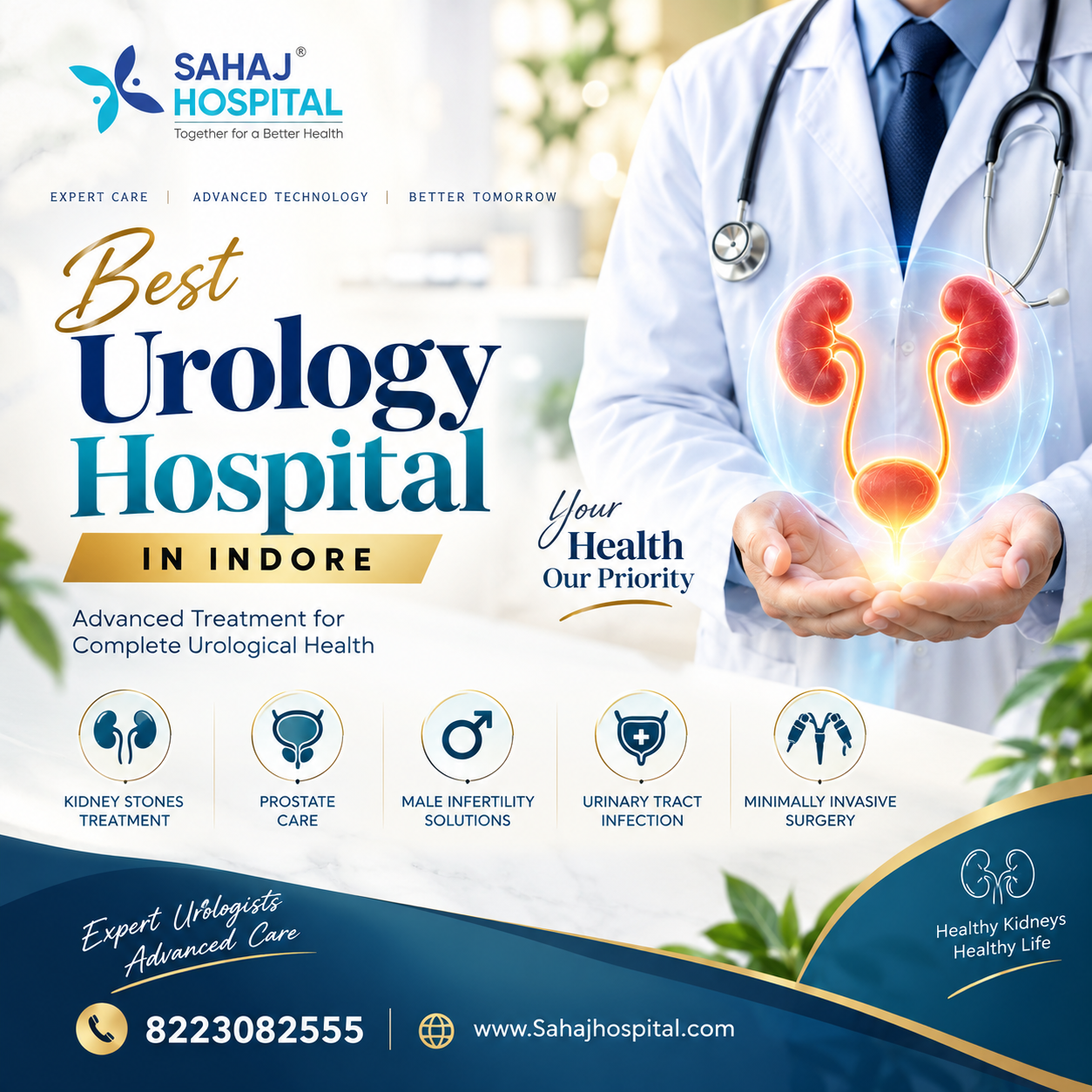  Best Urology Hospital in Indore - Sahaj Hospital