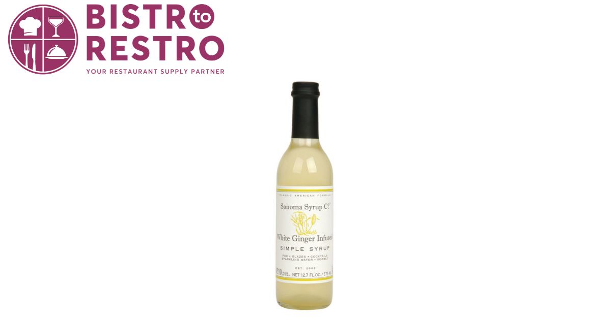  Distributed Consumables 856891000106 White Ginger Infused Simple Syrup