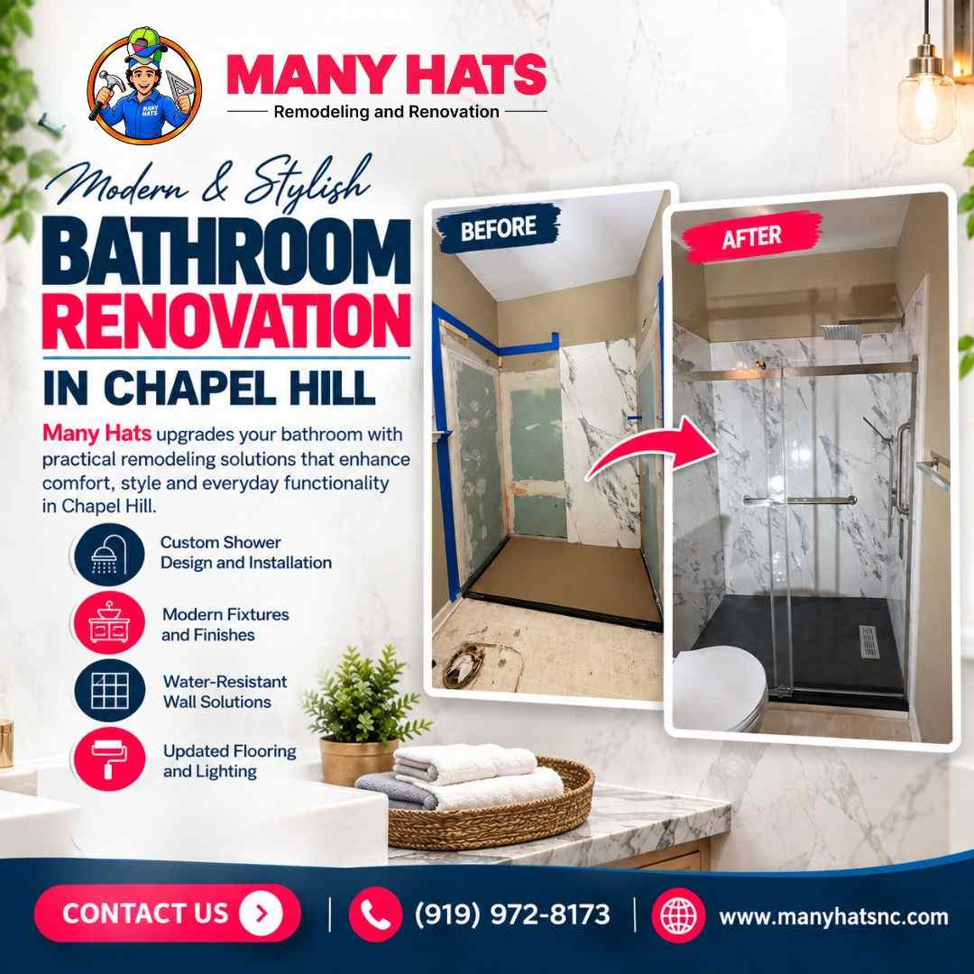  Bathroom Renovation in Chapel Hill | Manyhats
