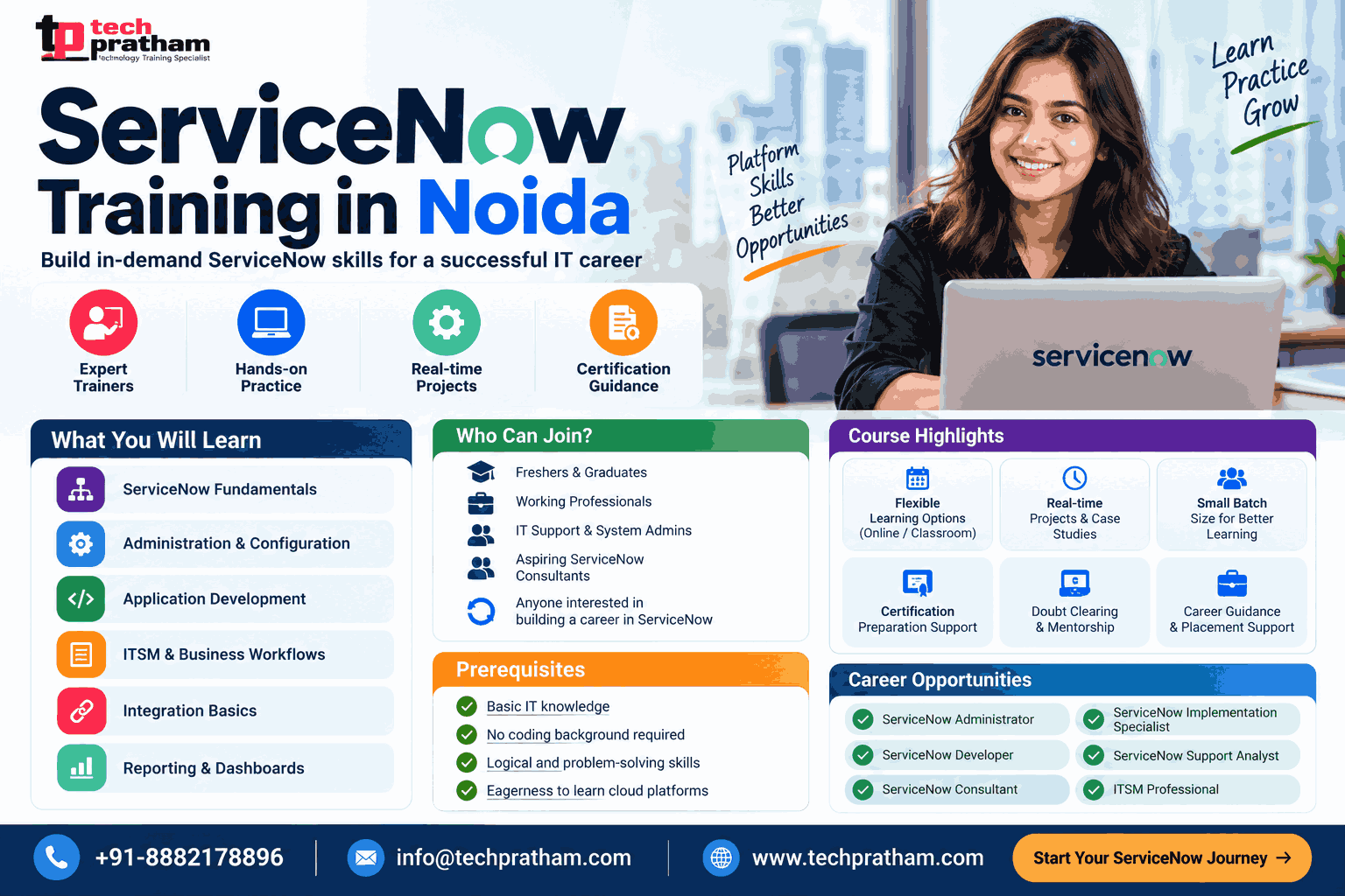 ServiceNow Training in Noida – Learn Admin & Developer Skills
