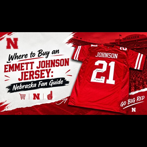  Where to Buy an Emmett Johnson Jersey: Nebraska Fan Guide – The Husker - Locker Room