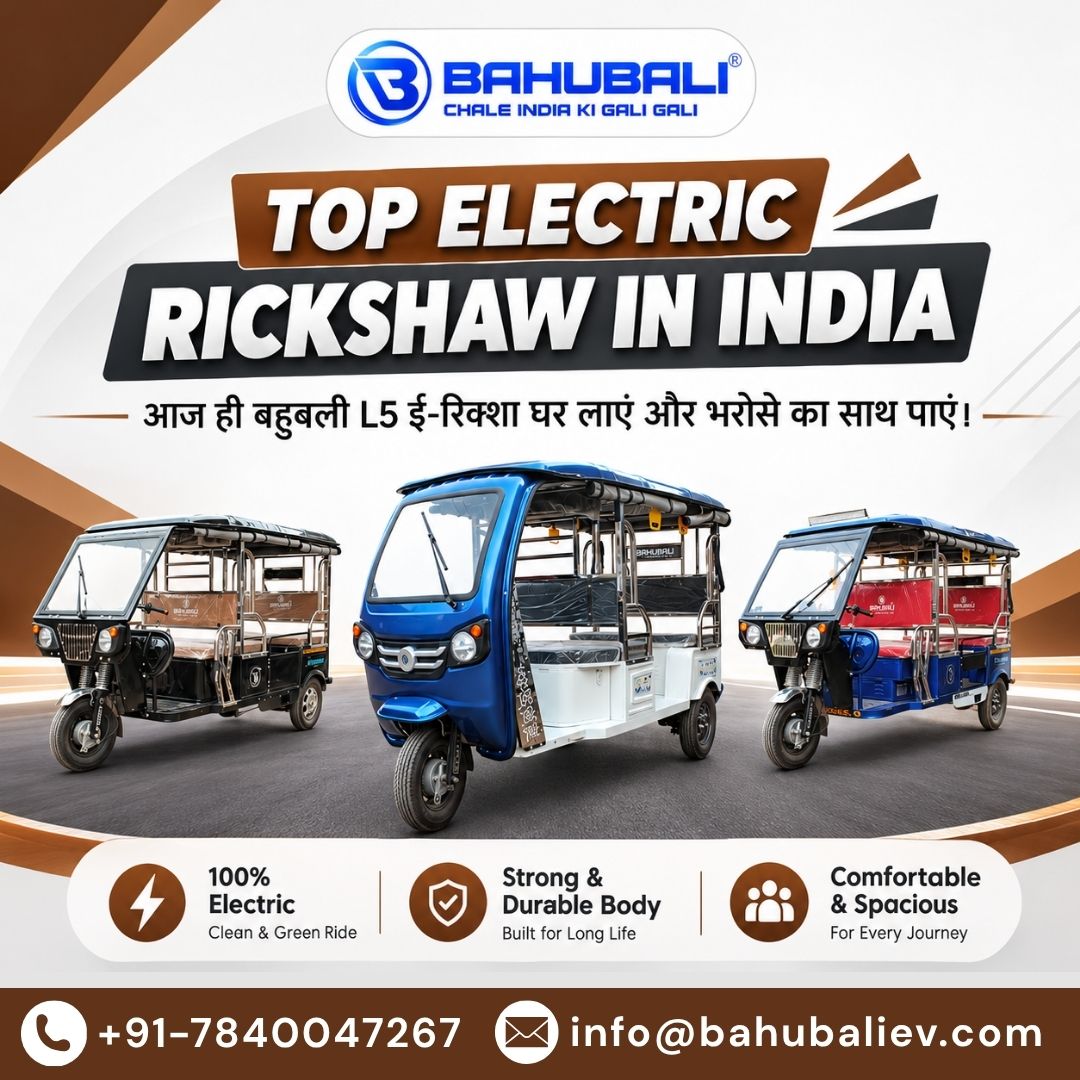  Top Electric Rickshaw in India