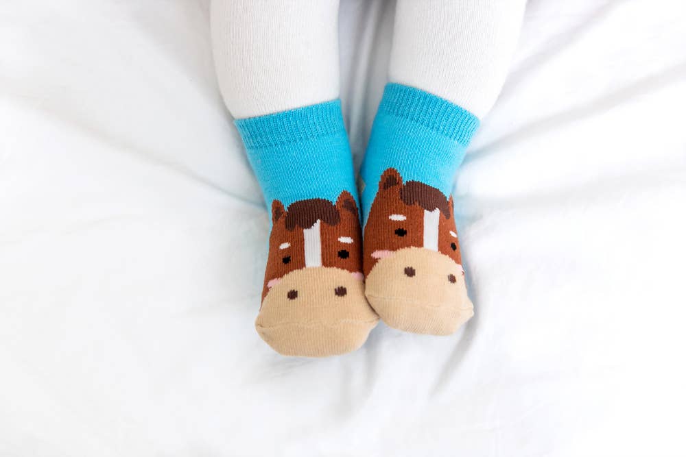  Shop Horse Animal Baby Socks with Non-Slip Grip