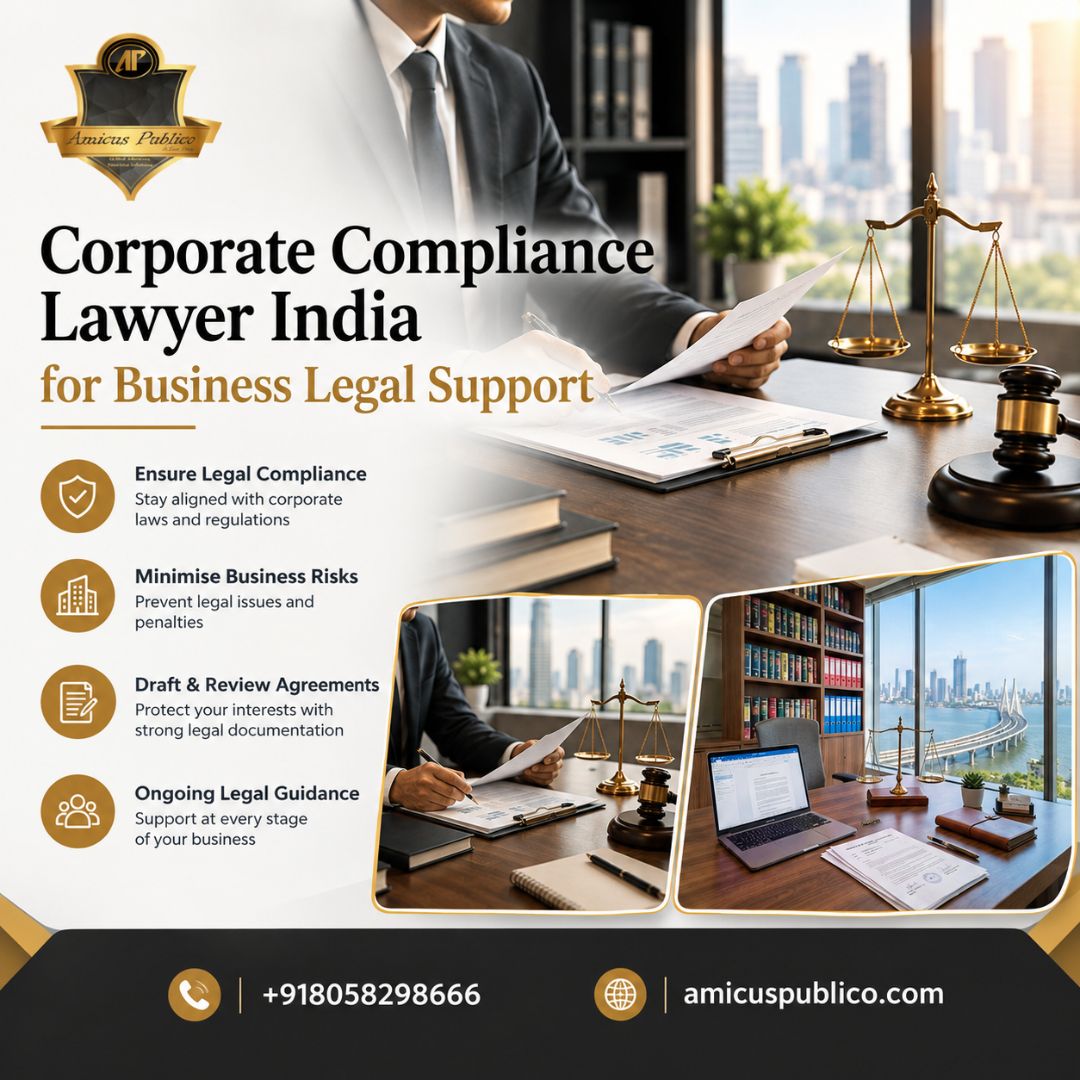  Corporate Compliance Lawyer India for Business Legal Support
