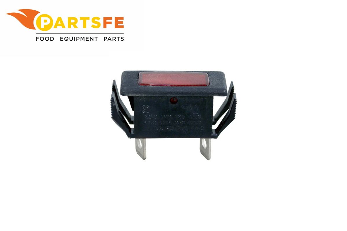  Alto-Shaam LI-3493 Holding Cabinet Indicator Light Red 1/2" X 1-1/8" 125V