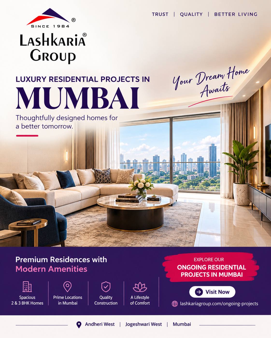  Residential Projects in Mumbai | Lashkaria Group