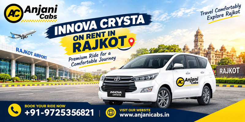  Innova Crysta On Rent In Rajkot | Somnath Trip Booking