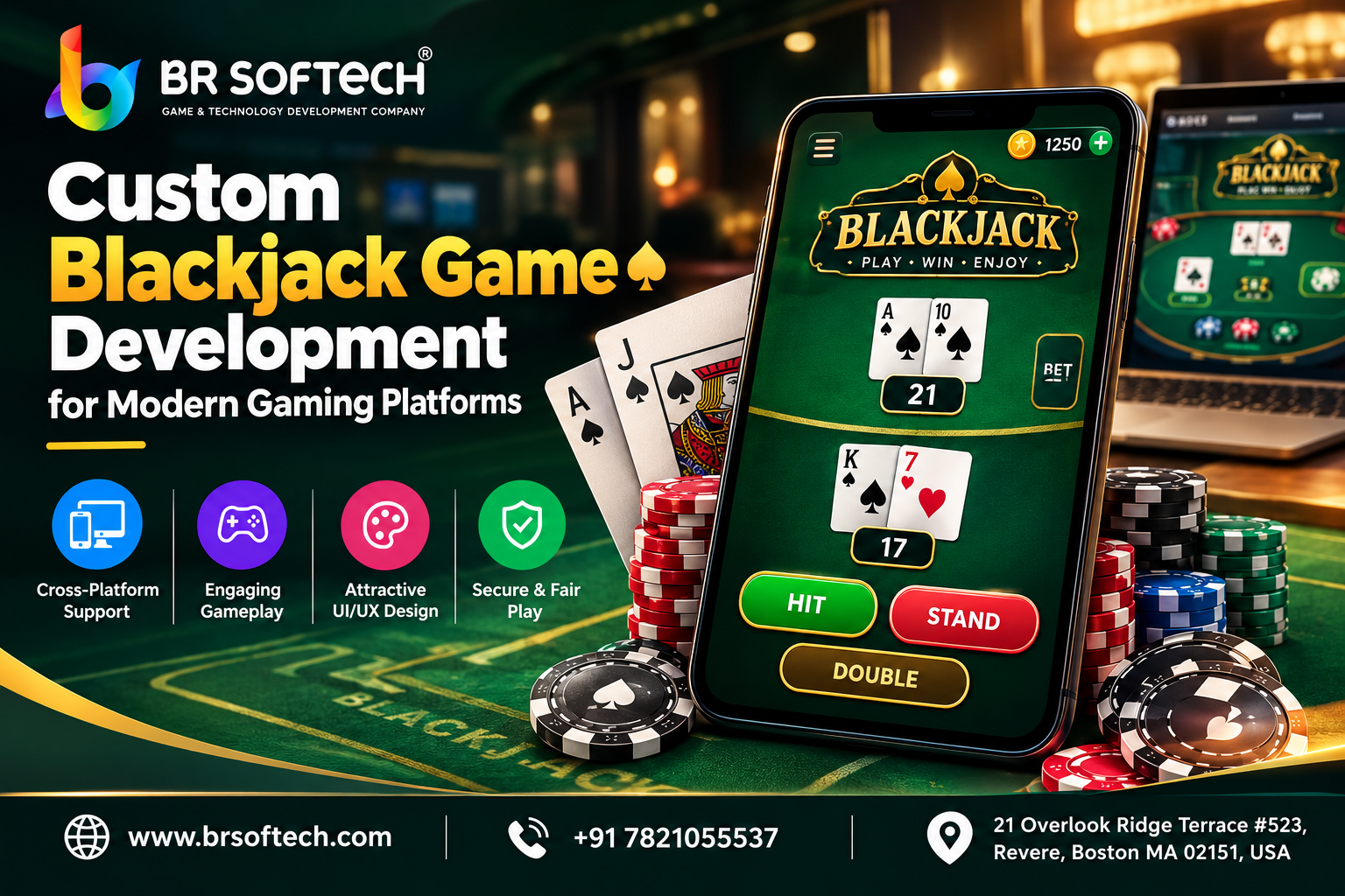  Custom Blackjack Game Development for Modern Gaming Platforms