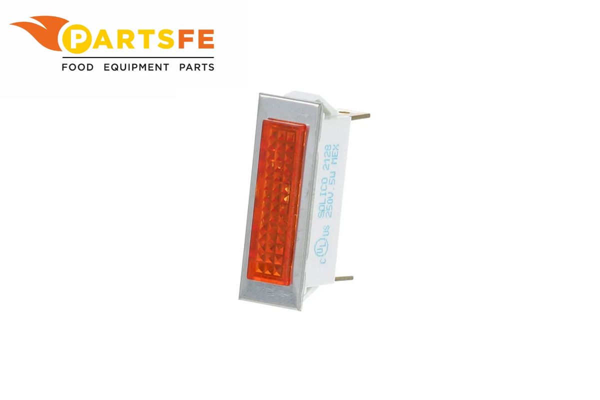  Southbend 4996-5 Range Signal Light Amber 3/8" X 1-5/16" 250V