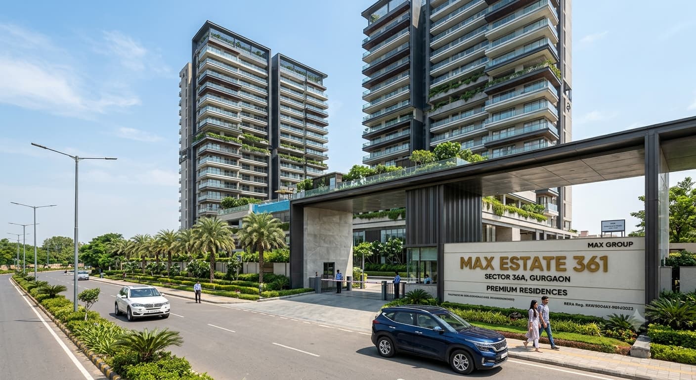  3 BHK Residential Flats at Max Estate 361 Gurgaon – Prooperty.com