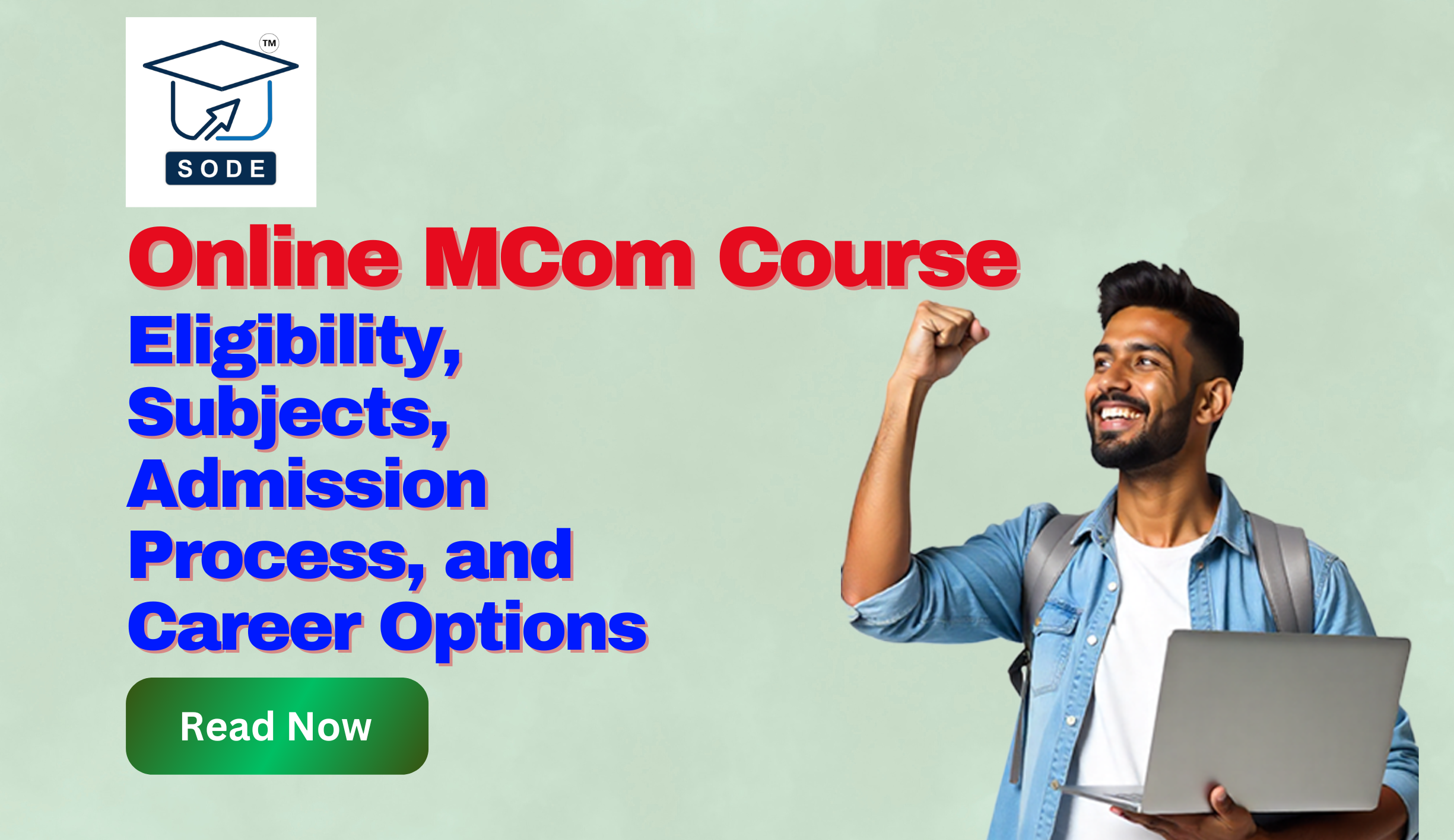  MCom Online Admission