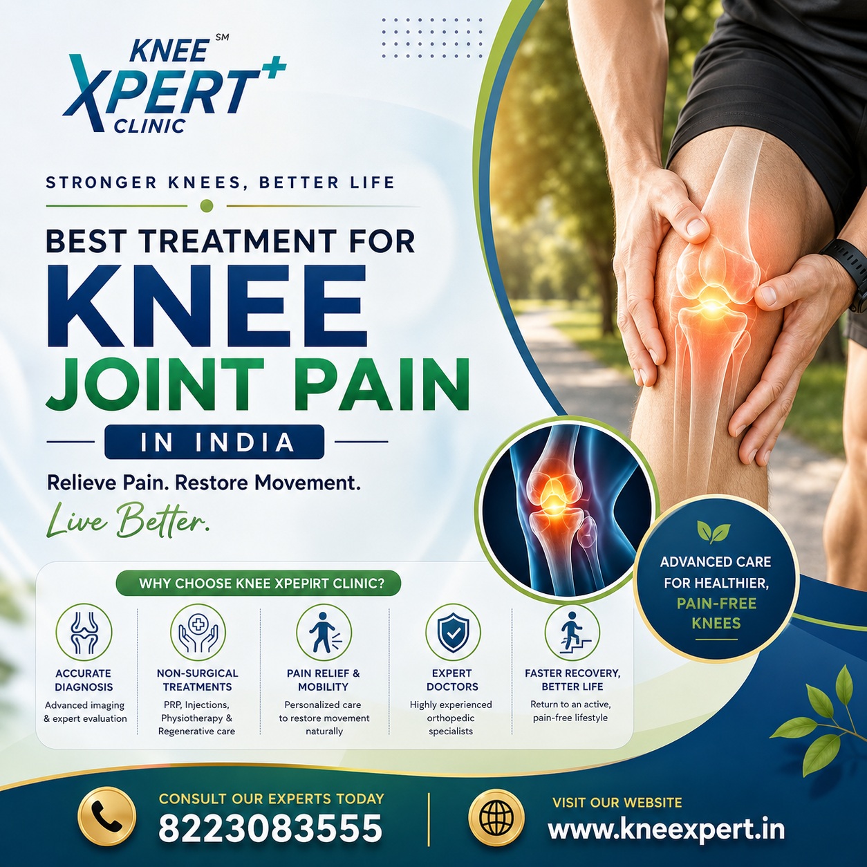  Best Treatment for Knee Joint Pain in India - KneeXpert