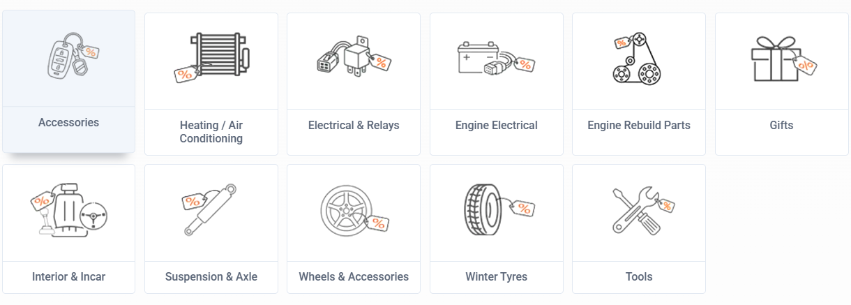  Discounted Genuine and Performance Car Parts