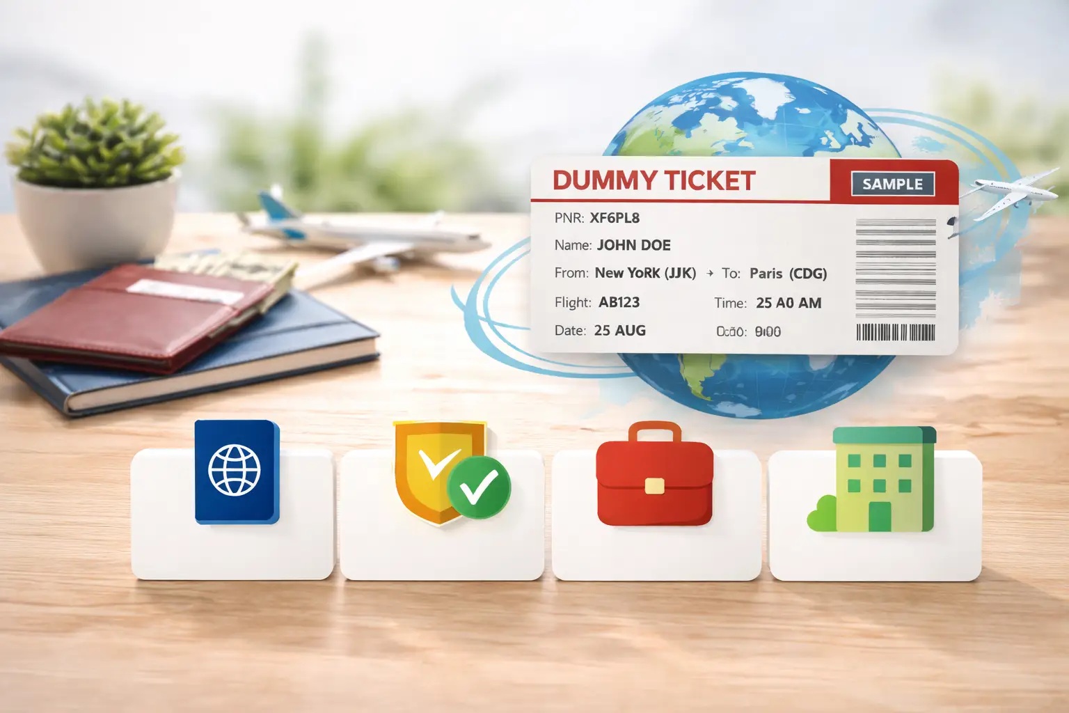 Dummy Ticket for Visa Applications With Easy Online Booking